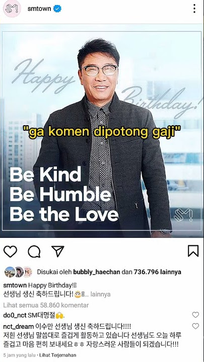 nyai sooman : 'gak komen potong gaji' 😅💚#nct#exo