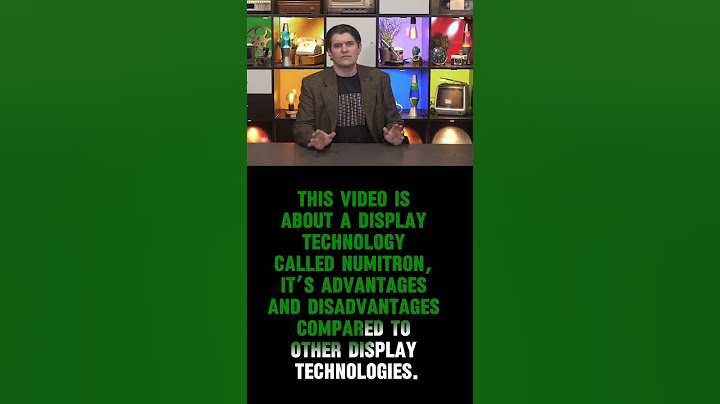 YouTube video summarizer „The Numitron: An obvious idea that wasn't very bright”
