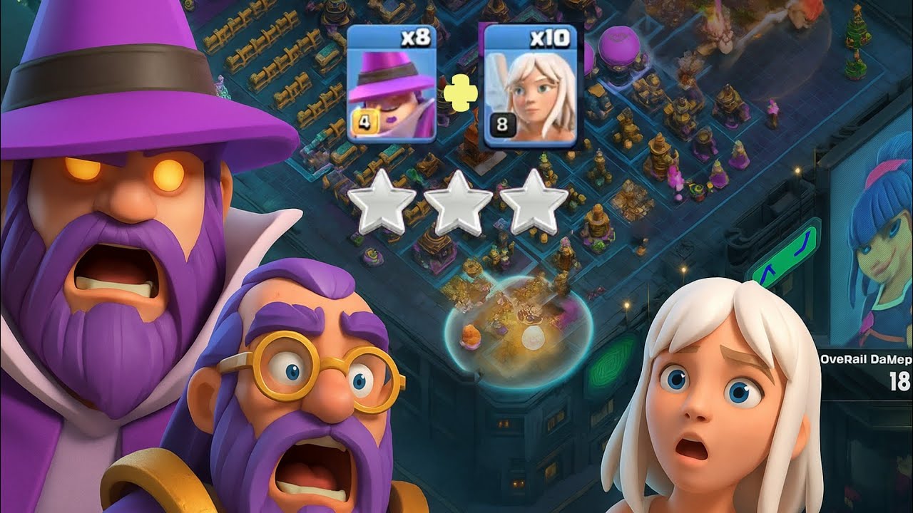 Apprentice Warden + Healer = OMG Easy 3-Star Strategy! 😱 | CoC Attack