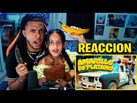 REACCION A AMARILLO LO PLATANO 🍌 Dejavu y Angi LA NUEVA MUSICA 😱