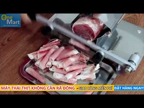 Video Máy thái thịt cắt xương đa năng - youtube