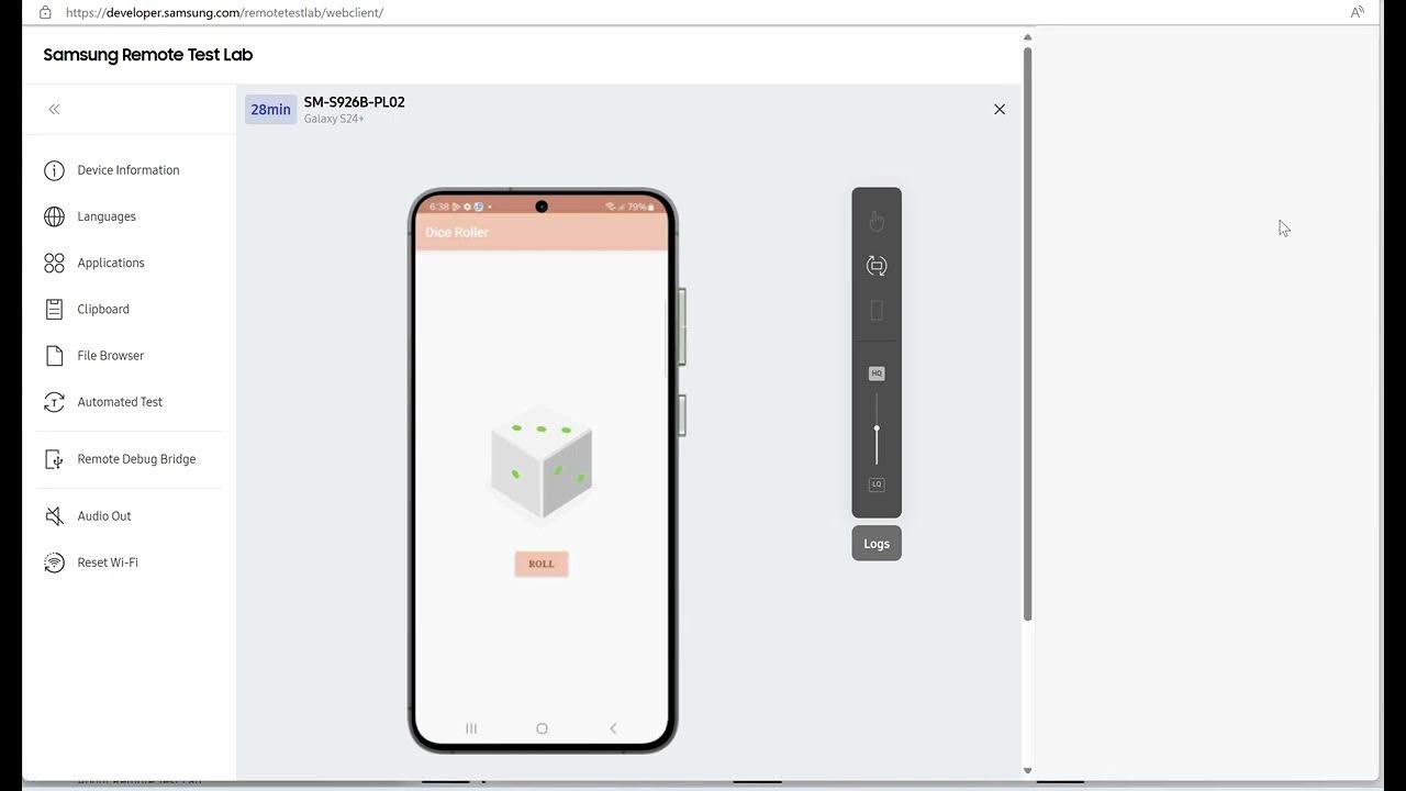 Using samsung remote test lab youtube