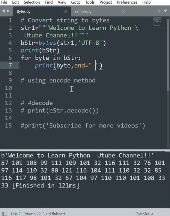 Python: Convert strings to bytes #shorts #short #shortvideo # ...