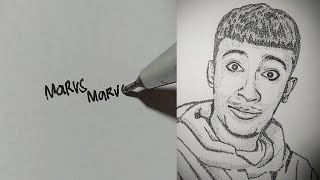 Drawing Marvin Fojas (TikTok Influencer) Using his name