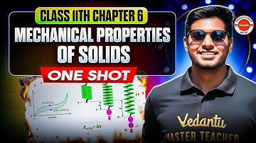 Mechanical Properties of Solid Class 11 One Shot | HSC & MHT-CET 2026 | Physics By Ankit Sir