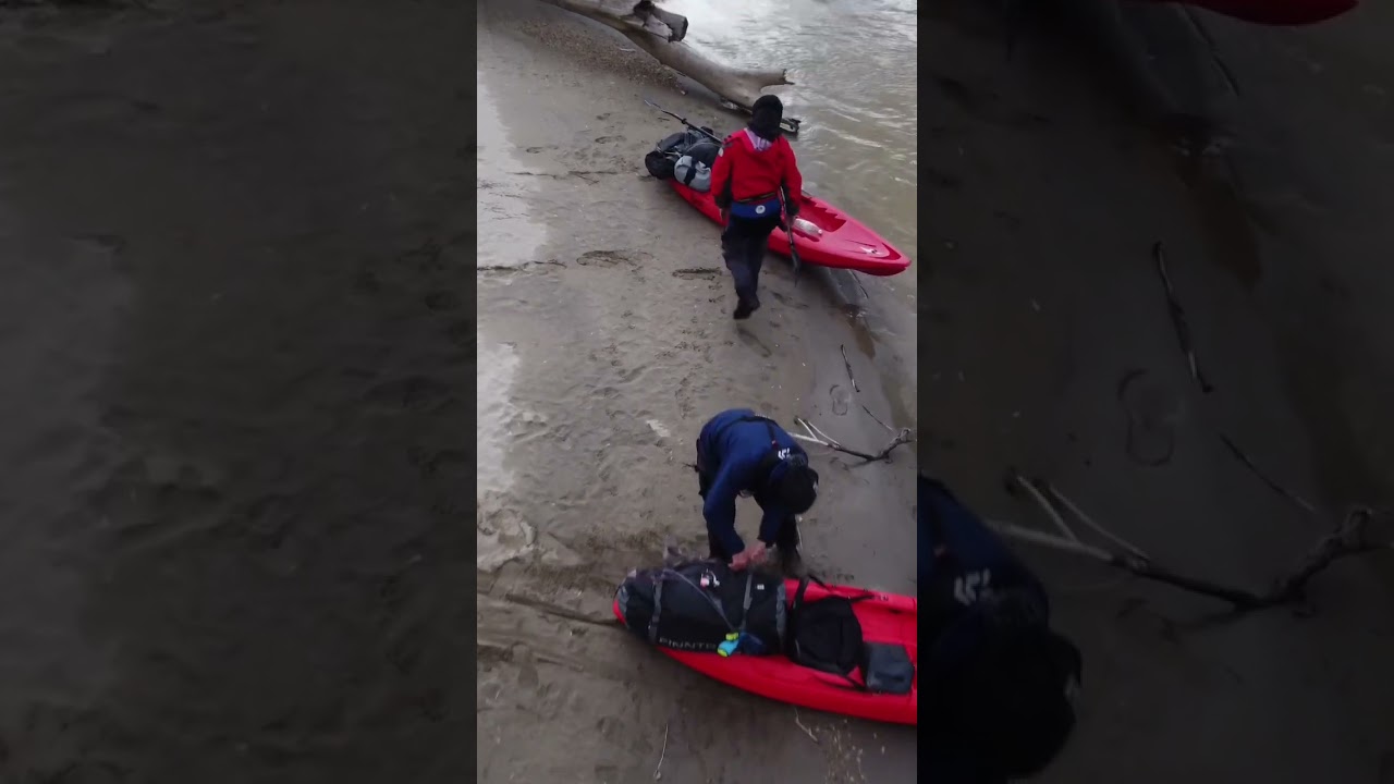 Река Лаба. Сплав в начале марта.                                 #kayak #сплав #туризм #река #поход