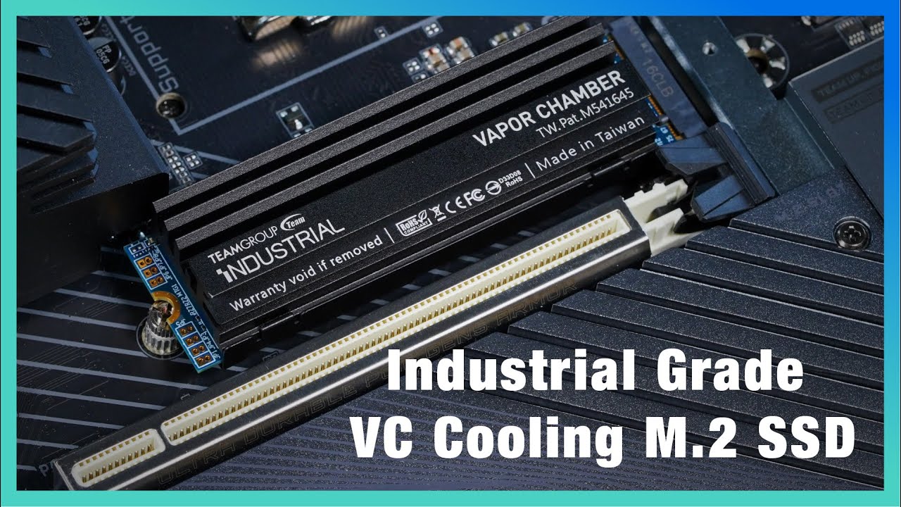 Industrial Grade VC Cooling M.2 SSD TEAMGROUP Industrial New