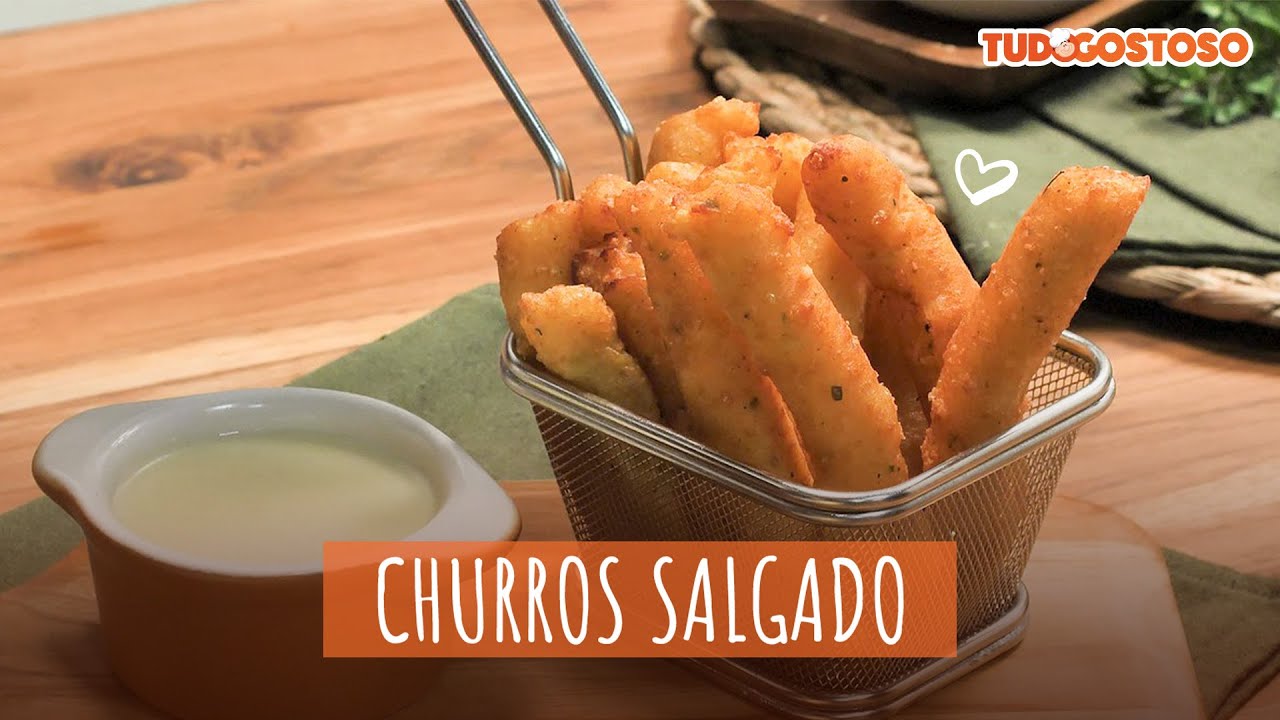 Churros Salgado | Aquela receita diferentona