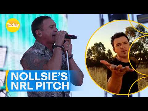 Shannon Noll takes a shot at NRL Grand Final show | Today Show Australia