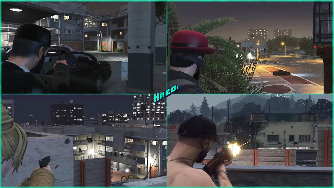 CG & MDM War Starts from Nervous Shot Fired MDM Blocks Shootout (Multi POVs)