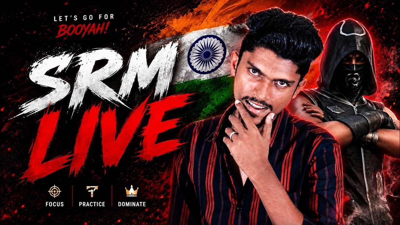 🔴 SRM GAMING INDIAN SERVER BR RANKED ON LIVE 🔴