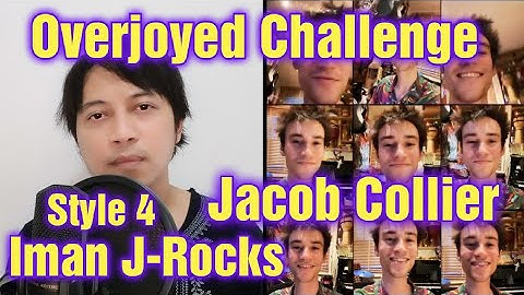 Stevie Wonder - #OverjoyedChallenge Jacob Collier & Iman J-Rocks Frank Sinatra Style
