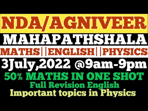 Download Agniveer Maths Syllabus One Shot || Airforce Agniveer Physics One Shot || Agniveer English One Shot
