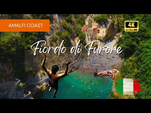 Amalfi Coast Beach, Italy - Fiordo di Furore