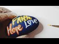 Beginner Friendly Rock Painting - ( Galatians Designs )