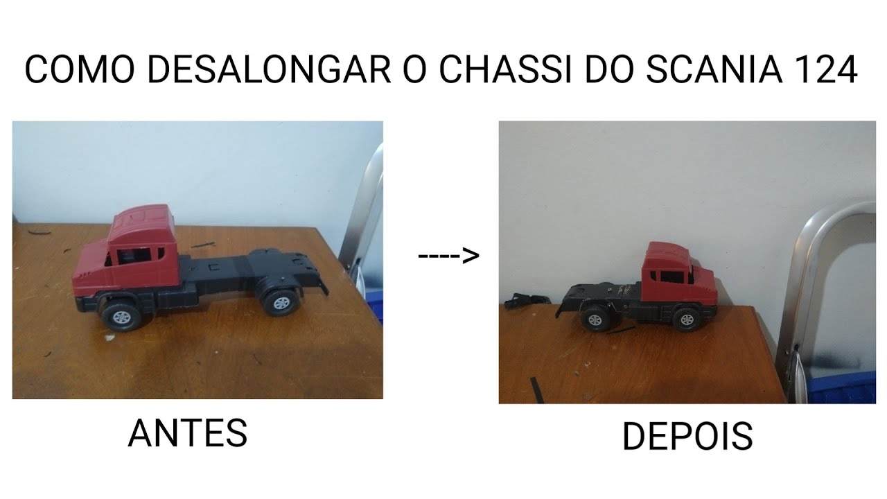 COMO DESALONGAR O CHASSI DO SCANIA 124 (TUTORIAL PRÁTICO)