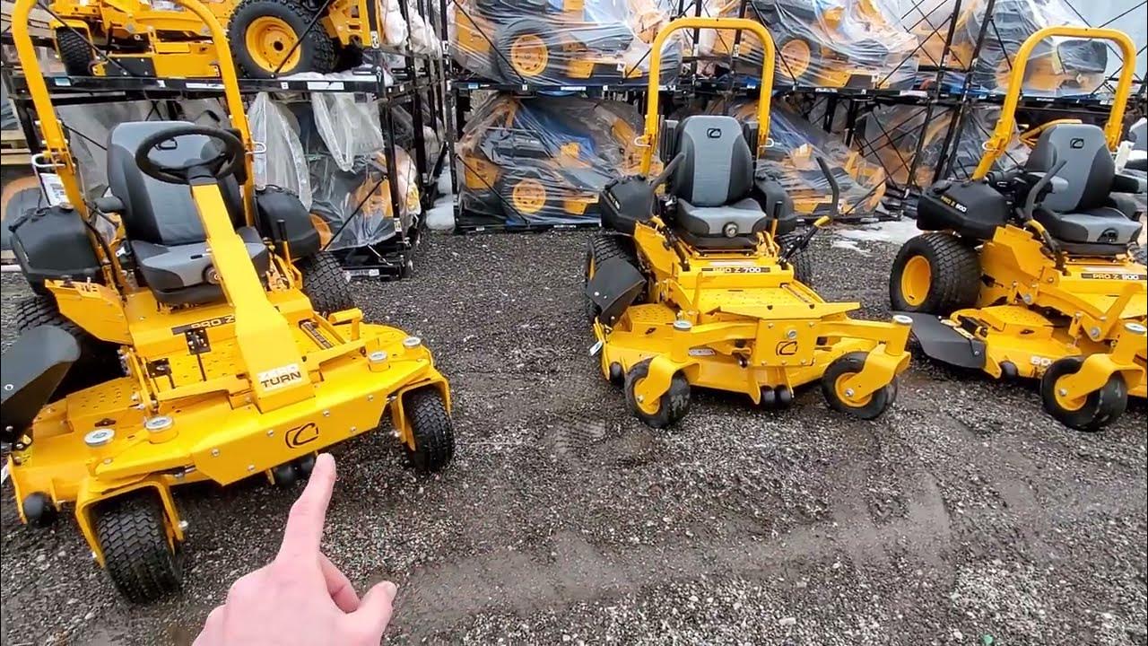 Cub Cadet PRO Z 500/700/900 series walkaround. - YouTube