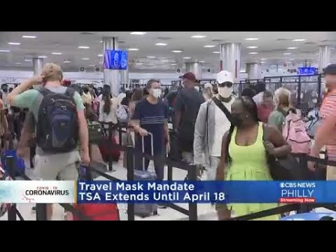 TSA Extends Travel Mask Mandate Until April 18 - YouTube
