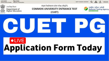 Cuet pg registration 2023| cuet pg registration form 2023| cuet pg 2023 application form date | cuet