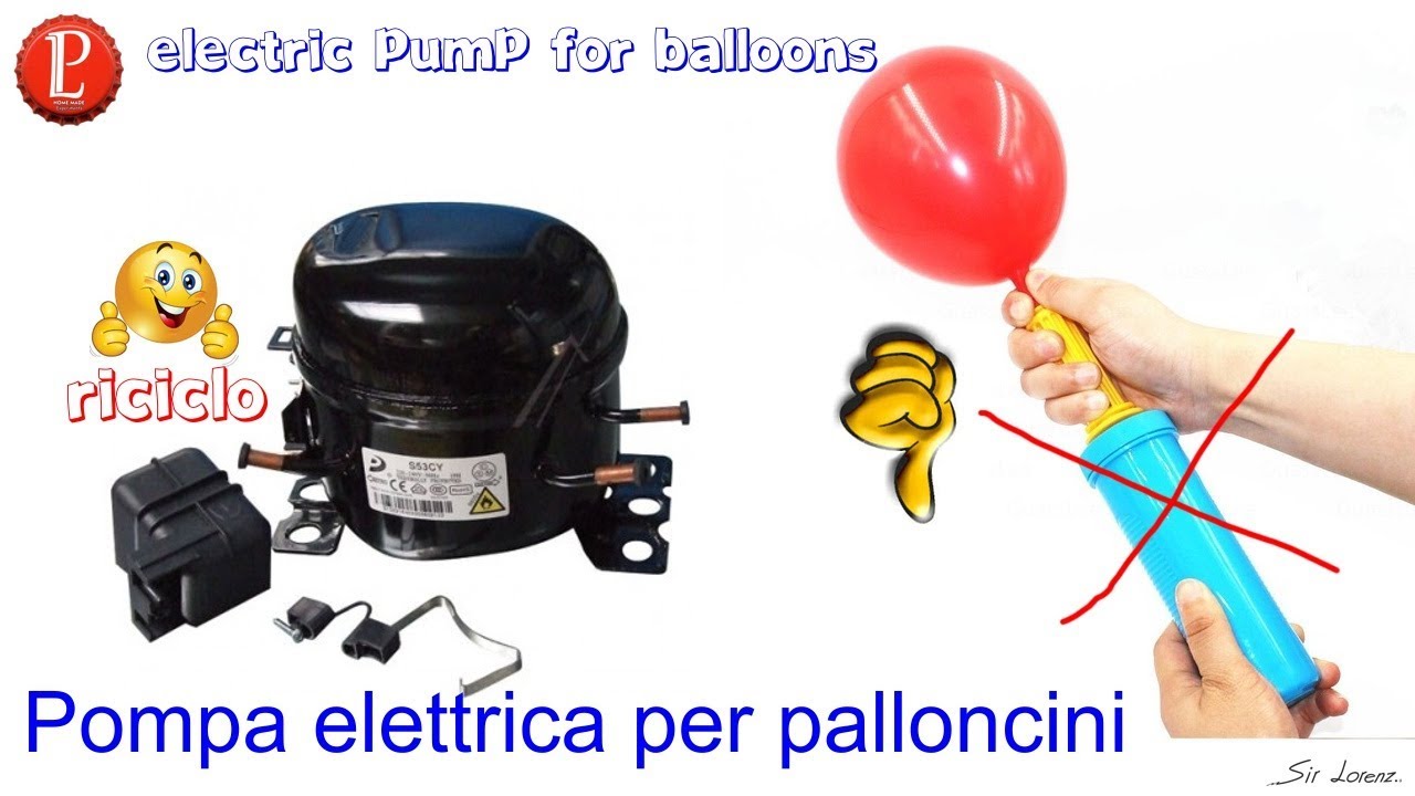 Pompa per palloncini elettrica