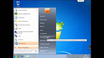 Como diminuir o tamanho da área de trabalho do Windows 7?