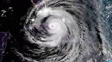 Hurricane Irma Moves Along Coast of Cuba