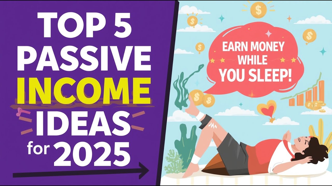 💰 Top 5 Passive Income Ideas for 2025 | Earn Money While You Sleep ...