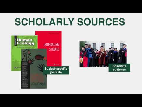 Popular and Scholarly