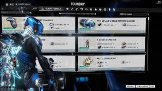 Warframe - Foundry working as intended