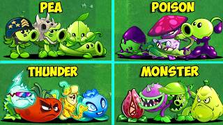 Random 20 Team Plants VS All Team Zombies - Who Will Win? - Pvz 2 Team Plant Battlez screenshot 1