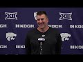 Kansas State's Joe Klanderman previews TCU, talks LB depth and more | Press Conference