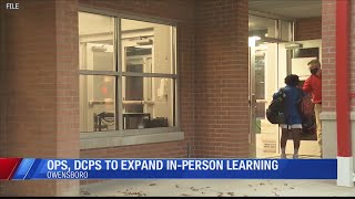 Daviess County, Owensboro Schools announce proposal for return to 5 day classroom learning
