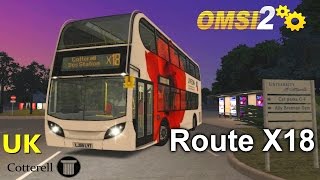 OMSI 2 UK: Cotterell City Night Bus Simulator Let's Play - Long Route (HD Quality) screenshot 4