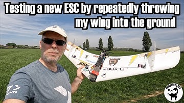 Testing a new ESC on my wing, if only I could launch it!