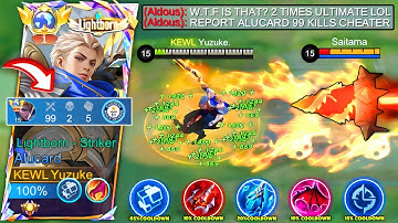 99 KILLS WTF!!! When Global Alucard Abuse No Cooldown + Abnormal Lifesteal Bug (world record😱)