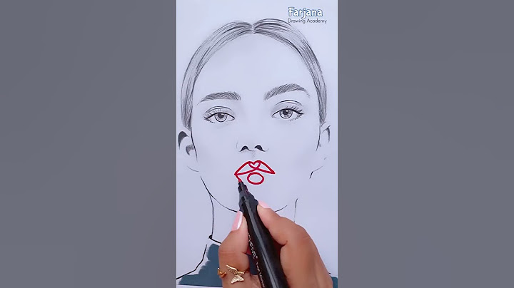 How to Draw Lips Easily  #CreativeArt  #Shorts