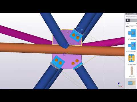 Tekla Structures  Telecommunication tower plugins