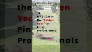 Why 2026 is the “Golden Year” for Pinoy Professionals
