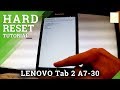 How to Hard Reset LENOVO Tab 2 A7-30 - Format / Restore Tablet