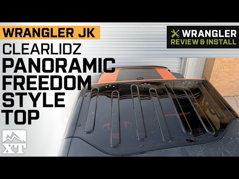 2009-2018 Jeep Wrangler JK ClearLidz Panoramic Freedom Style Top Review & Install