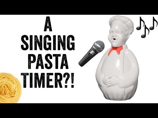 Kitchen gadget testing - Al dente singing pasta timer 