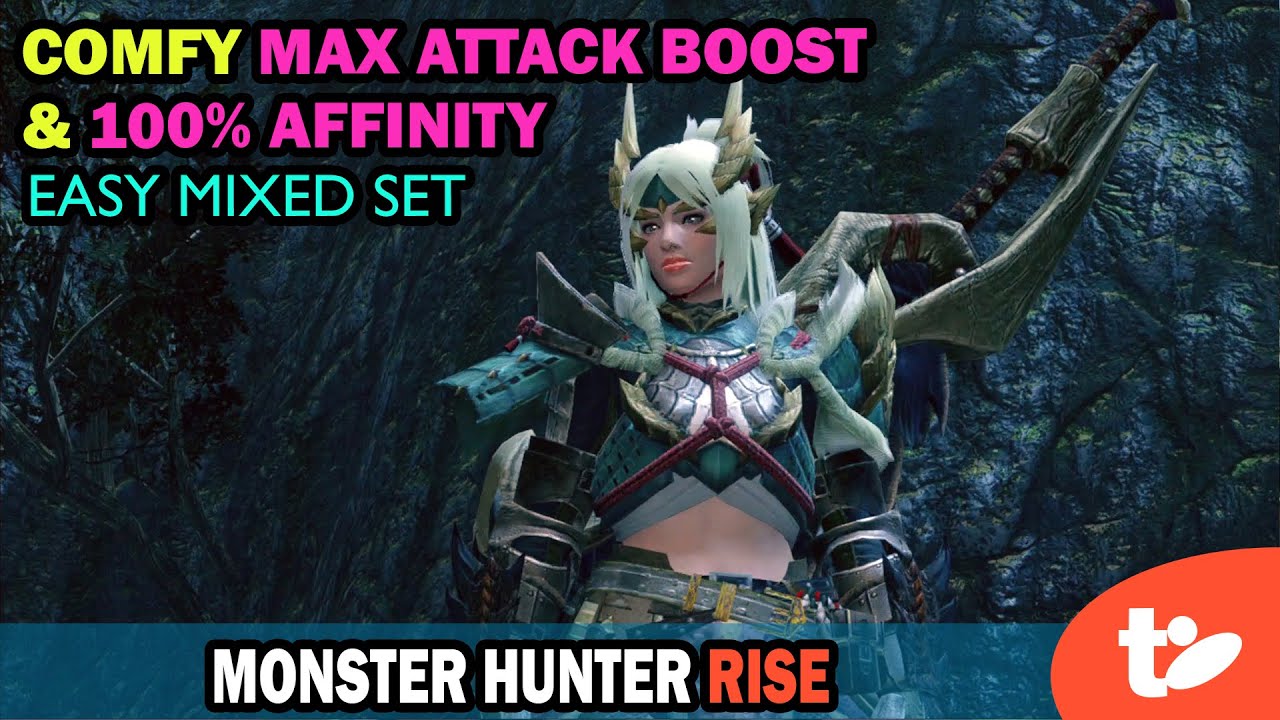 100% affinity with Attack Boost Lv.7; Critical Boost Lv.3; Weakness Exploit  Lv.3; Maximum Mighty Lv.3; Stun Resistance Lv.2 and it looks SO NICE in MEN  character! : r/MonsterHunterWorld