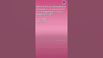 Optometry MCQs from visual optics #short #shorts #quiz #question