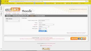 Moodle category and course 'Cohort sync' enrolment example