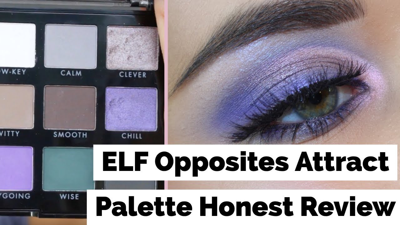 BEST 2018 DRUGSTORE PALETTE?! | E.L.F COSMETICS OPPOSITES ATTRACT PALETTE REVIEW
