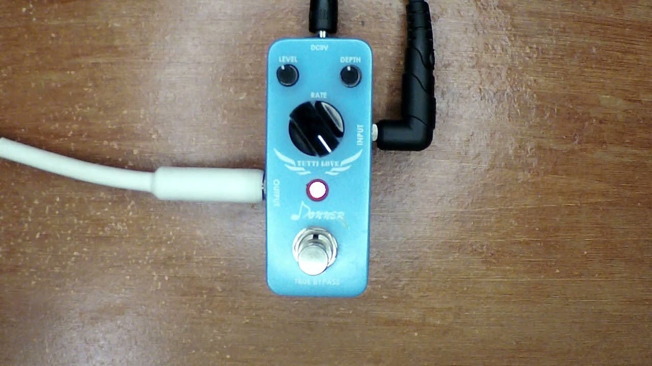 Donner Tutti Love micro chorus pedal - Pedal Profile Video - YouTube