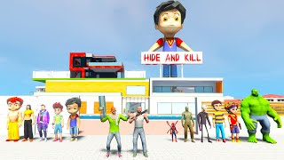 😱 Franklin Play Hide & Kill With Vir 💥😱 Indian Theft Auto 💥😱Indian Bike Driving 3D screenshot 5