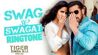 Swag Se Swagat Instrumental Ringtone | TIGER ZINDA HAI