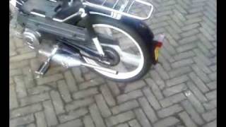 Standaard Puch Met Zelf Gemaakt Uitlaat