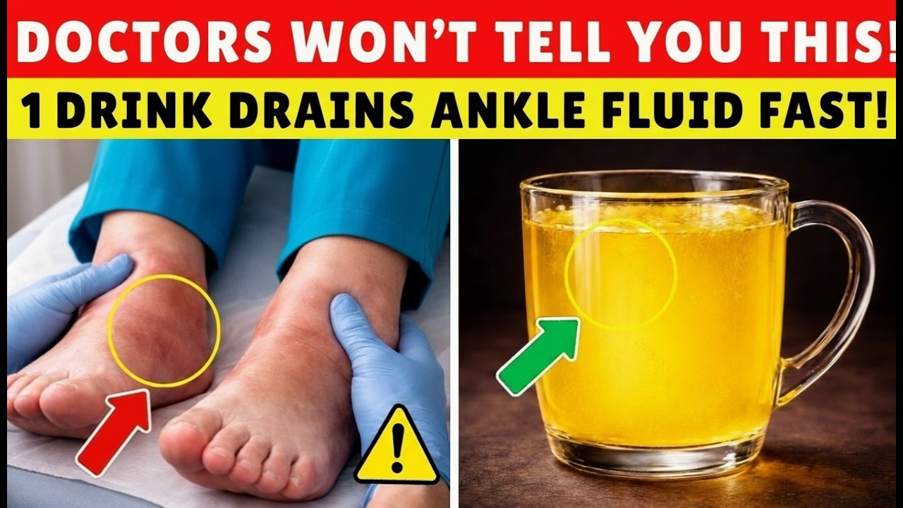 Why Your Ankles Swell Every Day After 60 and the Simple Morning Routine That Drains Fluid Quickly